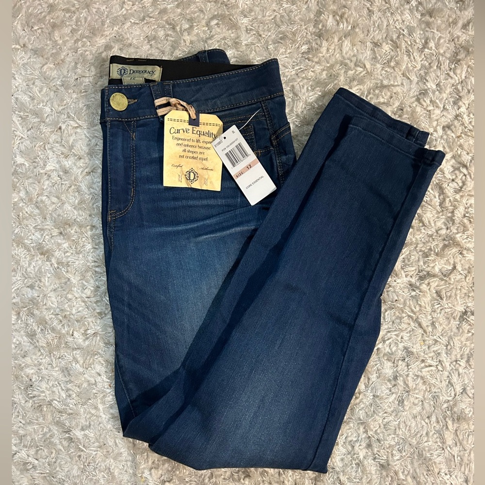 NWT Democracy “Ab Solution” Jeggings. Size 12